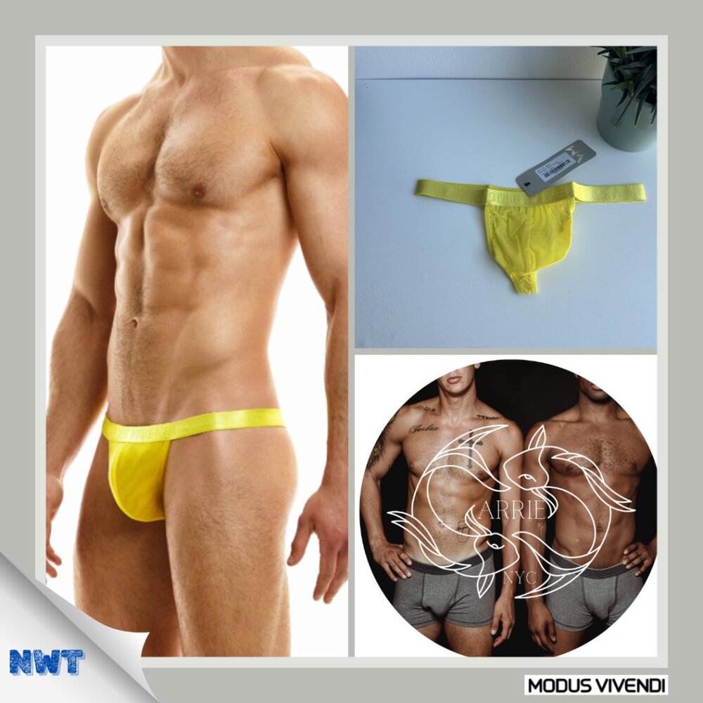 Modus Vivendi - Muslin T-String - Yellow (M)